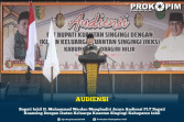H. Muhammad Wardan, MP menghadiri acara Audiensi PLT Bupati Kuantan Singingi (Kuansing) dengan Ikatan Keluarga Kuantan Singingi (IKKS)