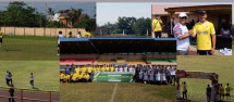 Bea Cukai Tembilahan Gelar Fun Football Pertandingan Persahabatan Bersama Insan Pers di Inhil
