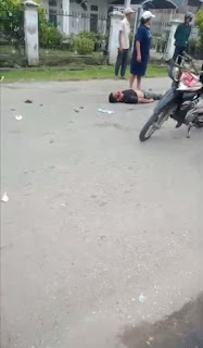 Lakalantas di Kota Tembilahan, Motor Pelat Merah