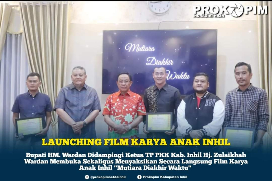Bupati Inhil Launching Film Karya Anak Inhil